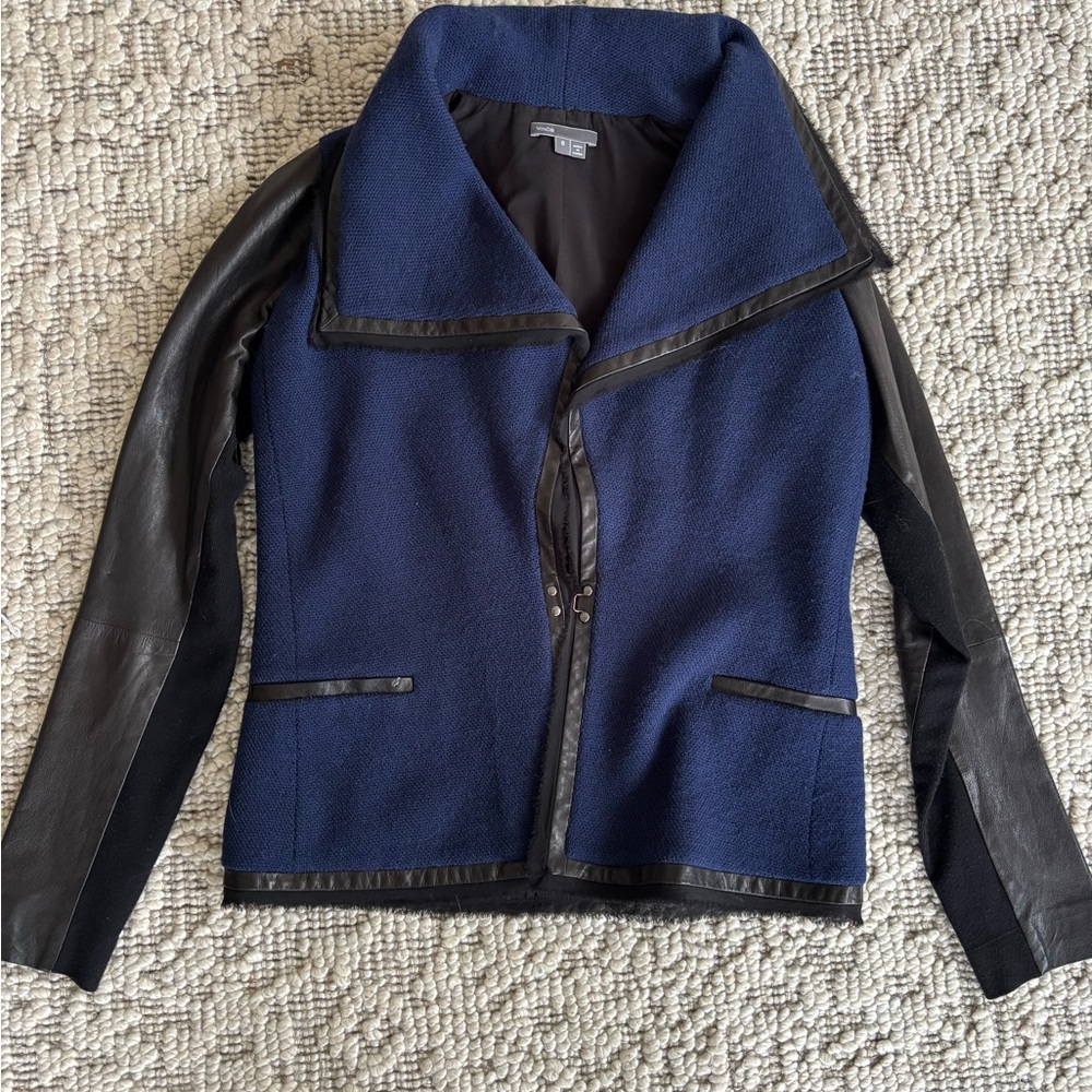 Women's Blue and Black Jacket